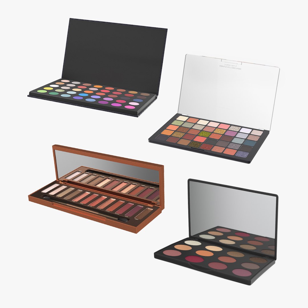 Eyeshadow Makeup Palettes Collection 3 3D model preview