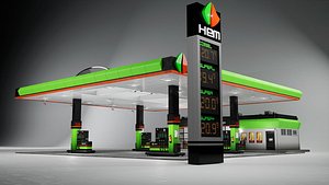 3D Gas Station