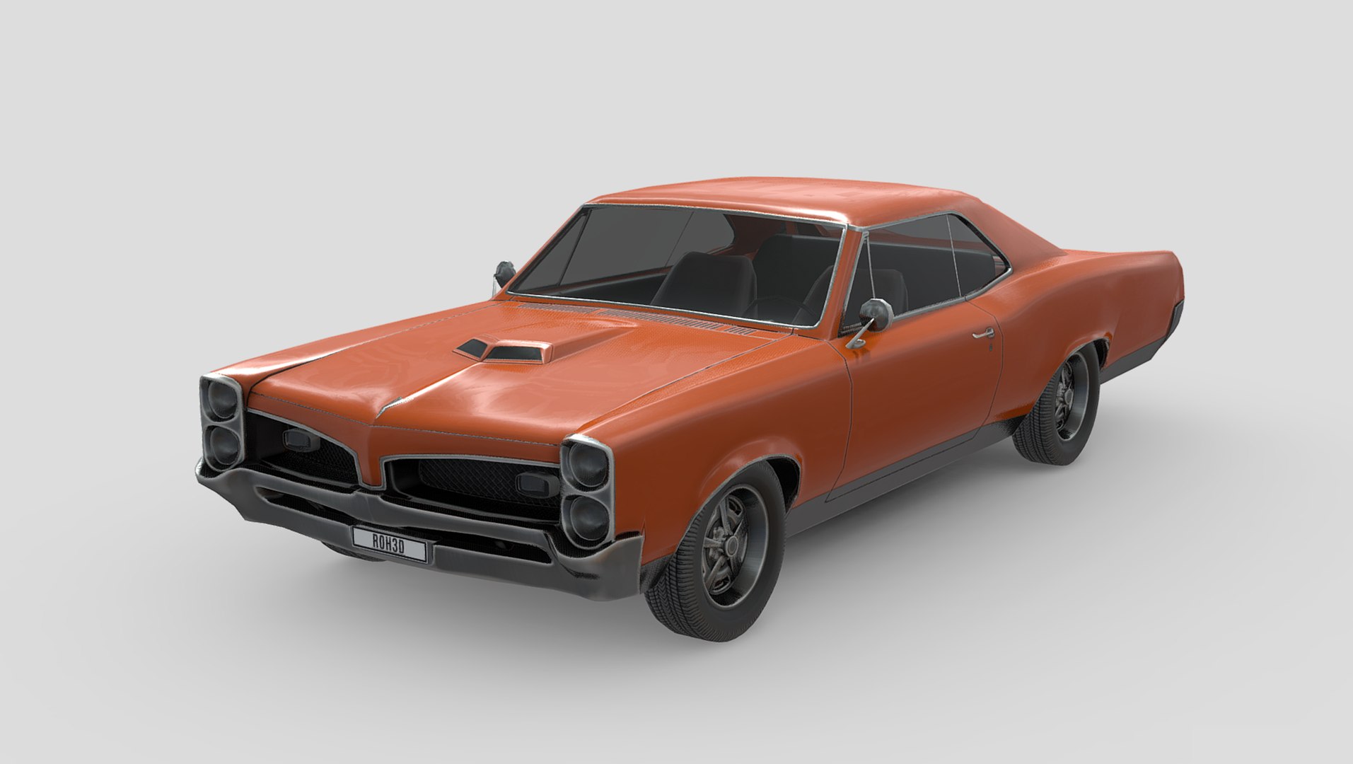 Pontiac GTO 1967 3D Model - TurboSquid 2373086