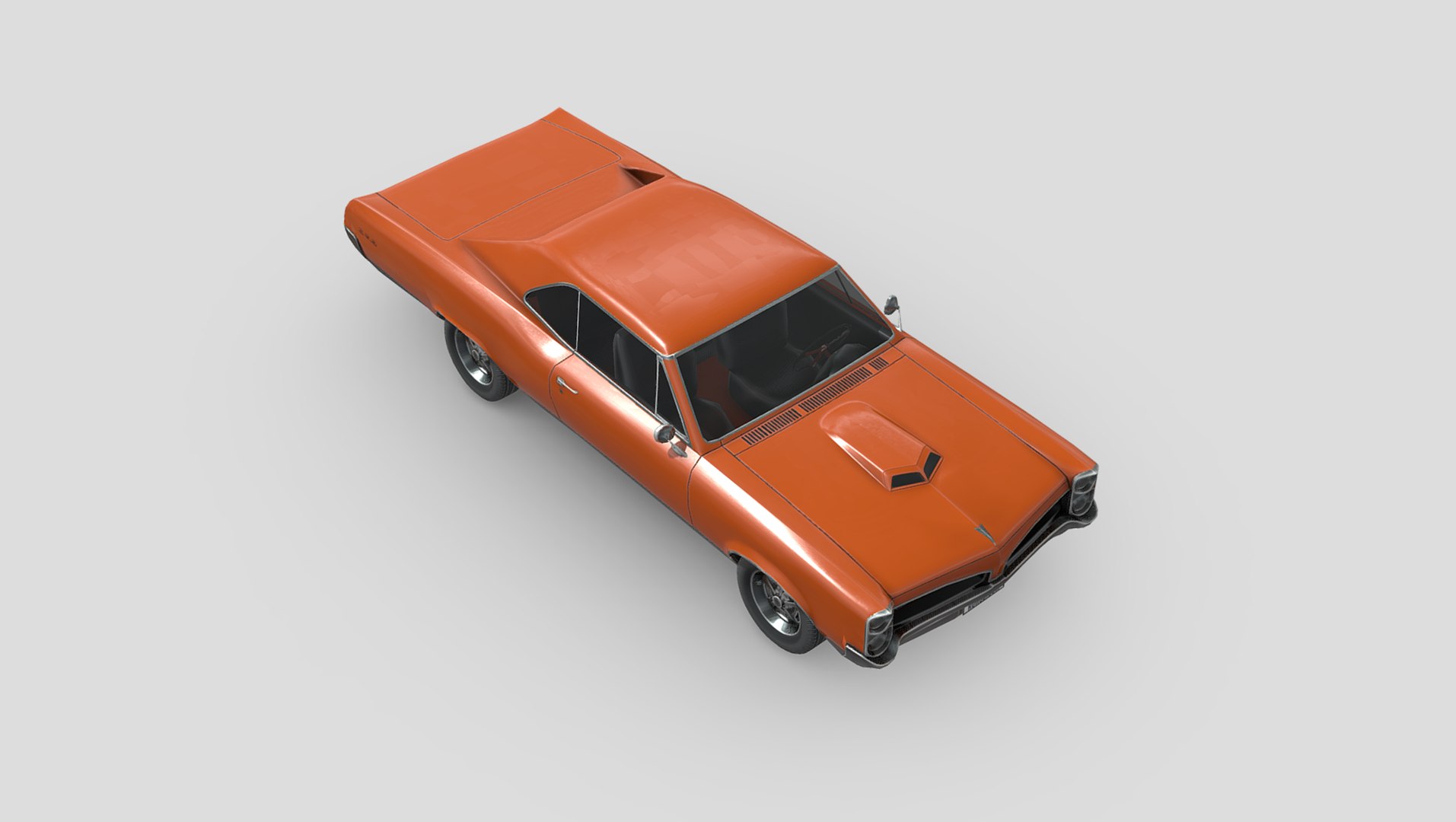 Pontiac GTO 1967 3D Model - TurboSquid 2373086