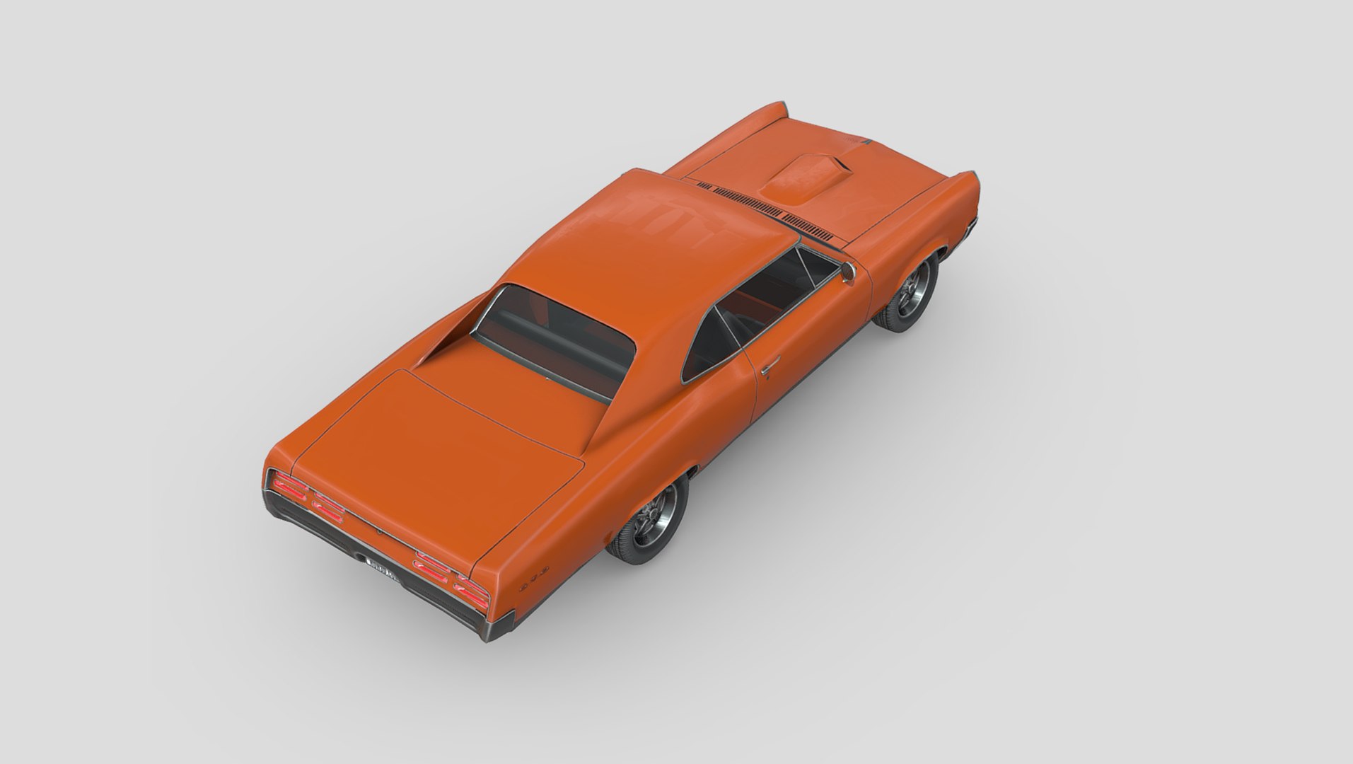 Pontiac GTO 1967 3D Model - TurboSquid 2373086