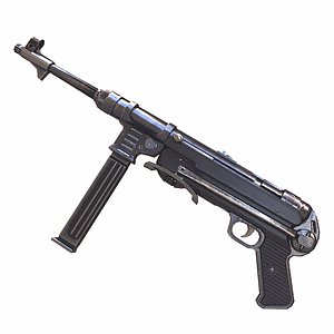 3D mp-40 40 submachine gun model