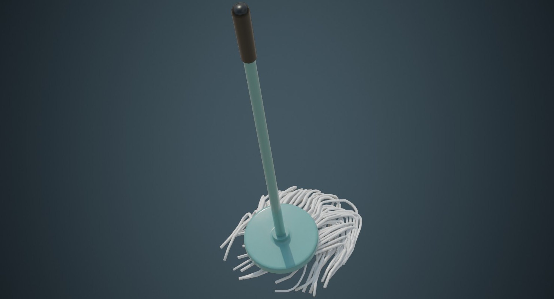 Bucket And Mop 1B - 3D Model by weeray