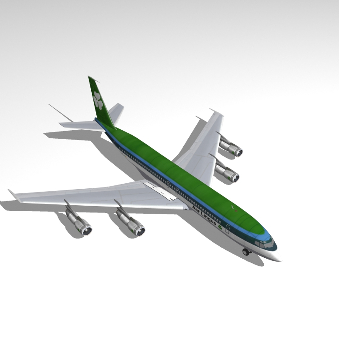 b 707-300 707 3d max