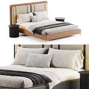 Figaro Headboard bed 3D model