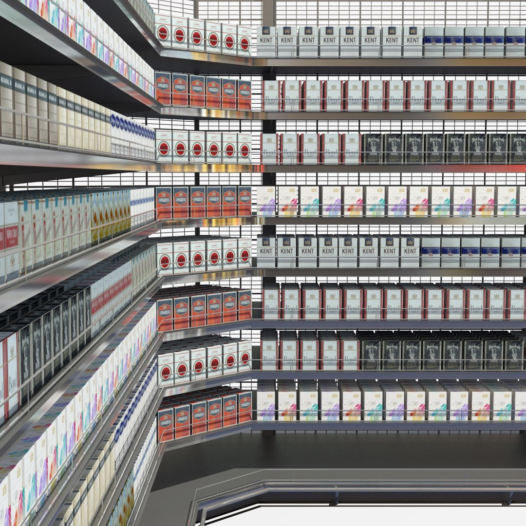 3d Cigarette Rack