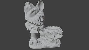 print gnome flowerpot candy 3D model