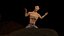 逼真的僵尸游戏准备和动画 3D 模型