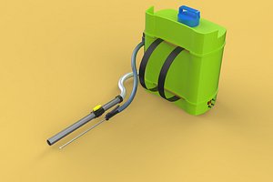 ELECTRIC KNAPSACK GARDEN SPRAYER BACKPACK FERTILIZER PESTICIDE 3D model