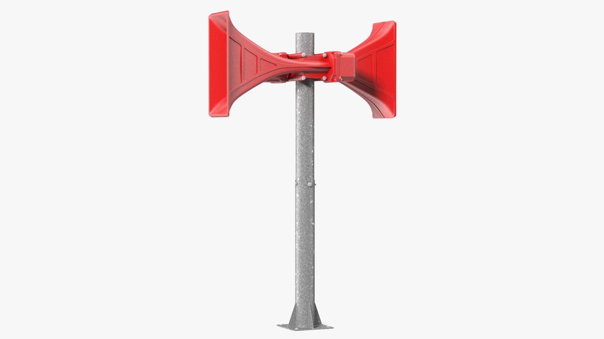 Outdoor Electronic Alarm Siren 3D model preview