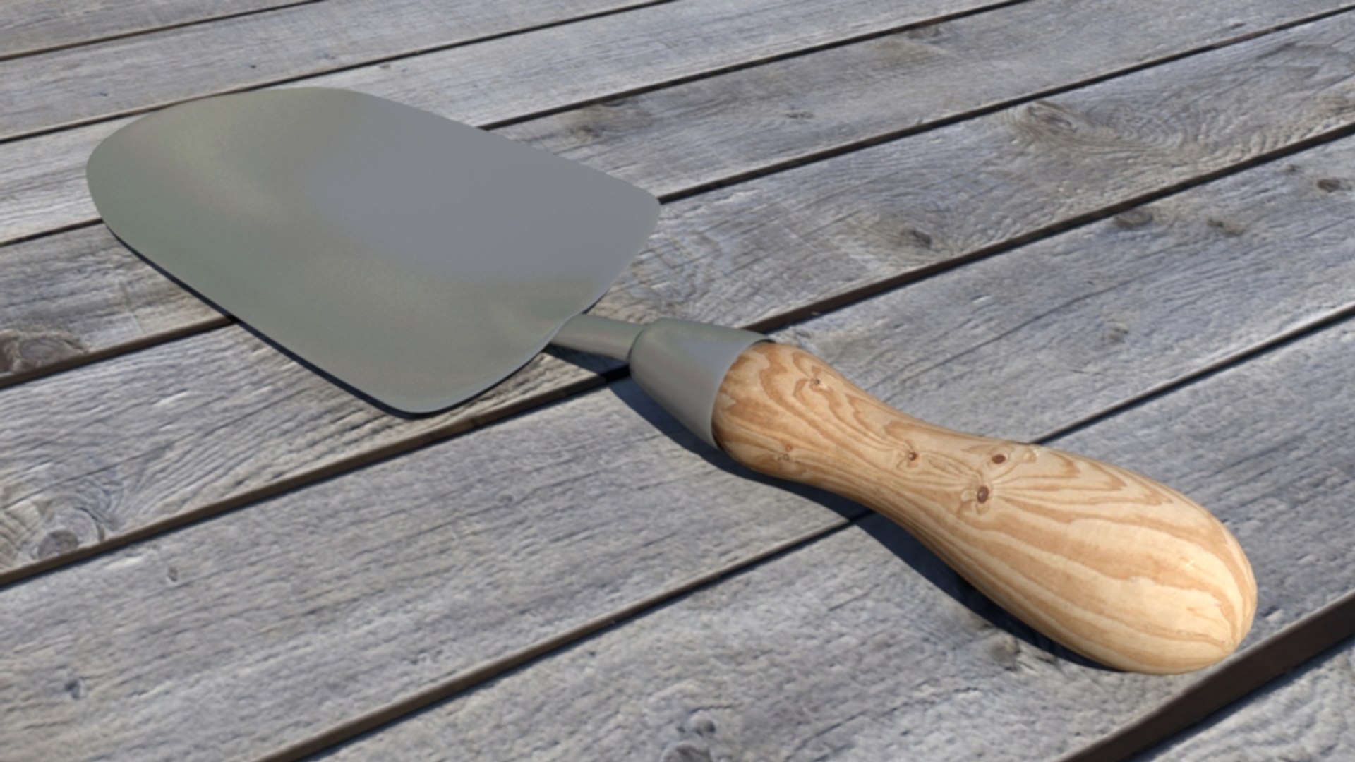 3d Model Of Garden Trowel