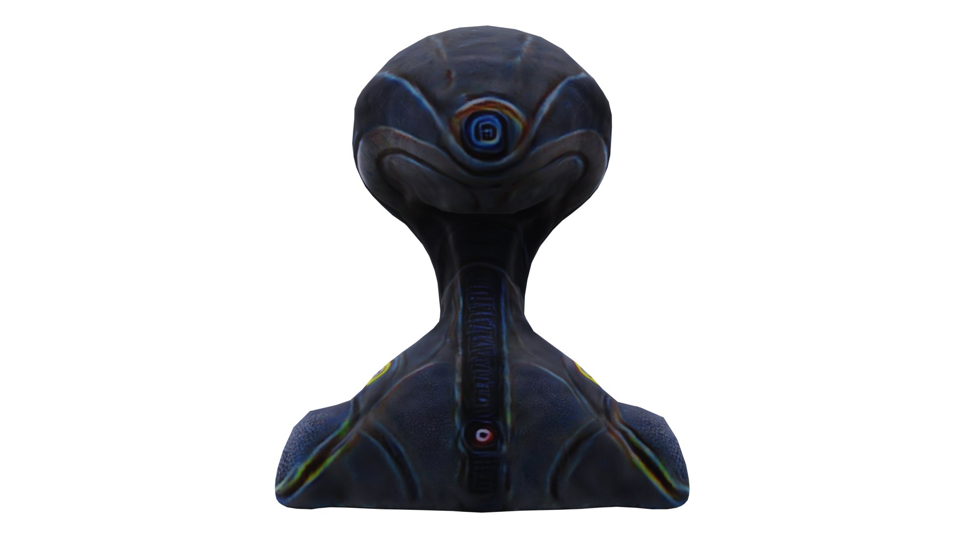 3D Realistic Alien Low Poly Model - TurboSquid 2210314