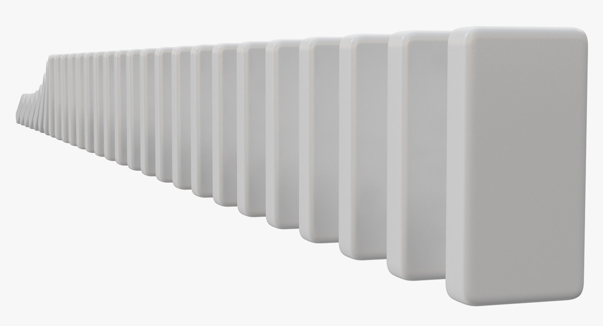 3D white domino knuckles falling - TurboSquid 1355564