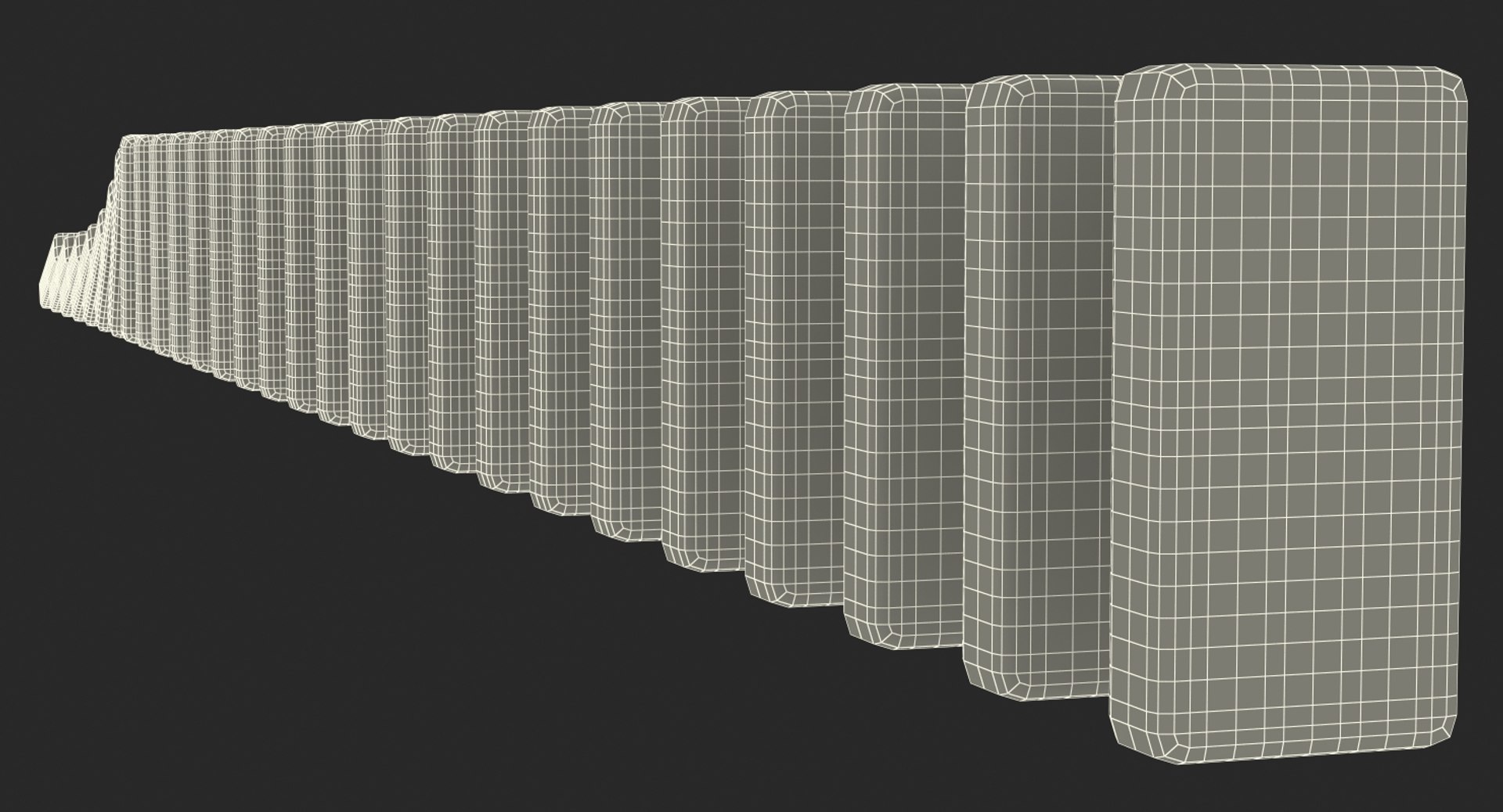 3D white domino knuckles falling - TurboSquid 1355564