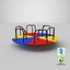 Merry Go Round 10 Foot Multicolored
