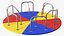 Merry Go Round 10 Foot Multicolored