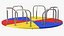 Merry Go Round 10 Foot Multicolored