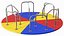 Merry Go Round 10 Foot Multicolored