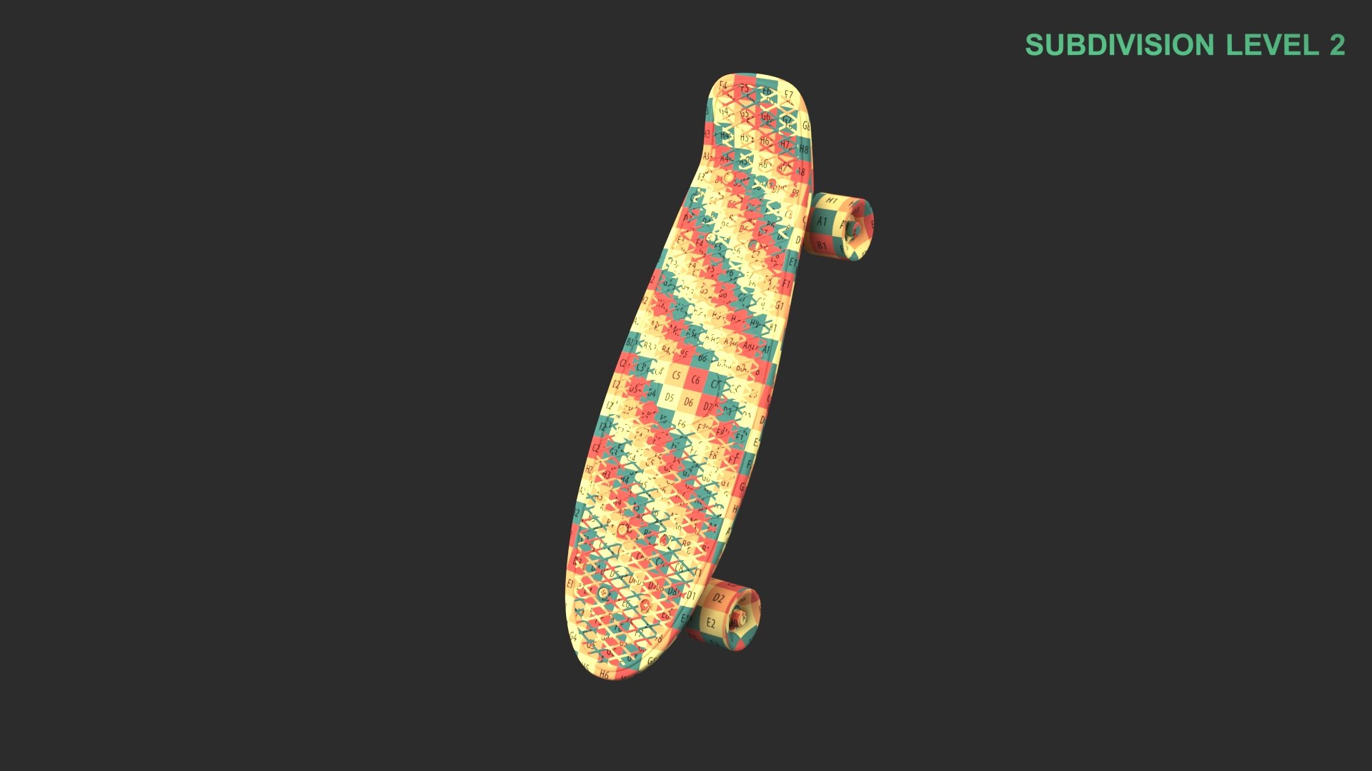 3D Penny Board model https://p.turbosquid.com/ts-thumb/jr/ZDRohn/lt/wireframe_0000/jpg/1738610411/1920x1080/fit_q87/8323727a9fcc47521aa3d67d0f042e725979e650/wireframe_0000.jpg