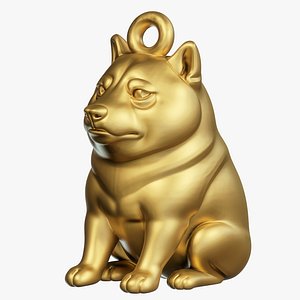 Sitting Doge Meme Pendant