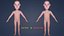 3D Stylized Cartoon Male Character Body and Facial Rigged