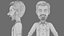 3D Stylized Cartoon Male Character Body and Facial Rigged