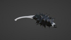 Stylized spiked mochi