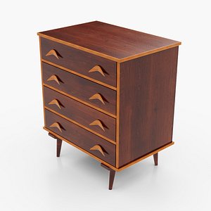 3D model Midcentury Dresser by Moveis Cimo