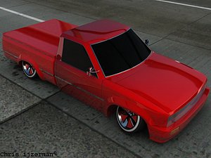 lowrider toyota 3d model