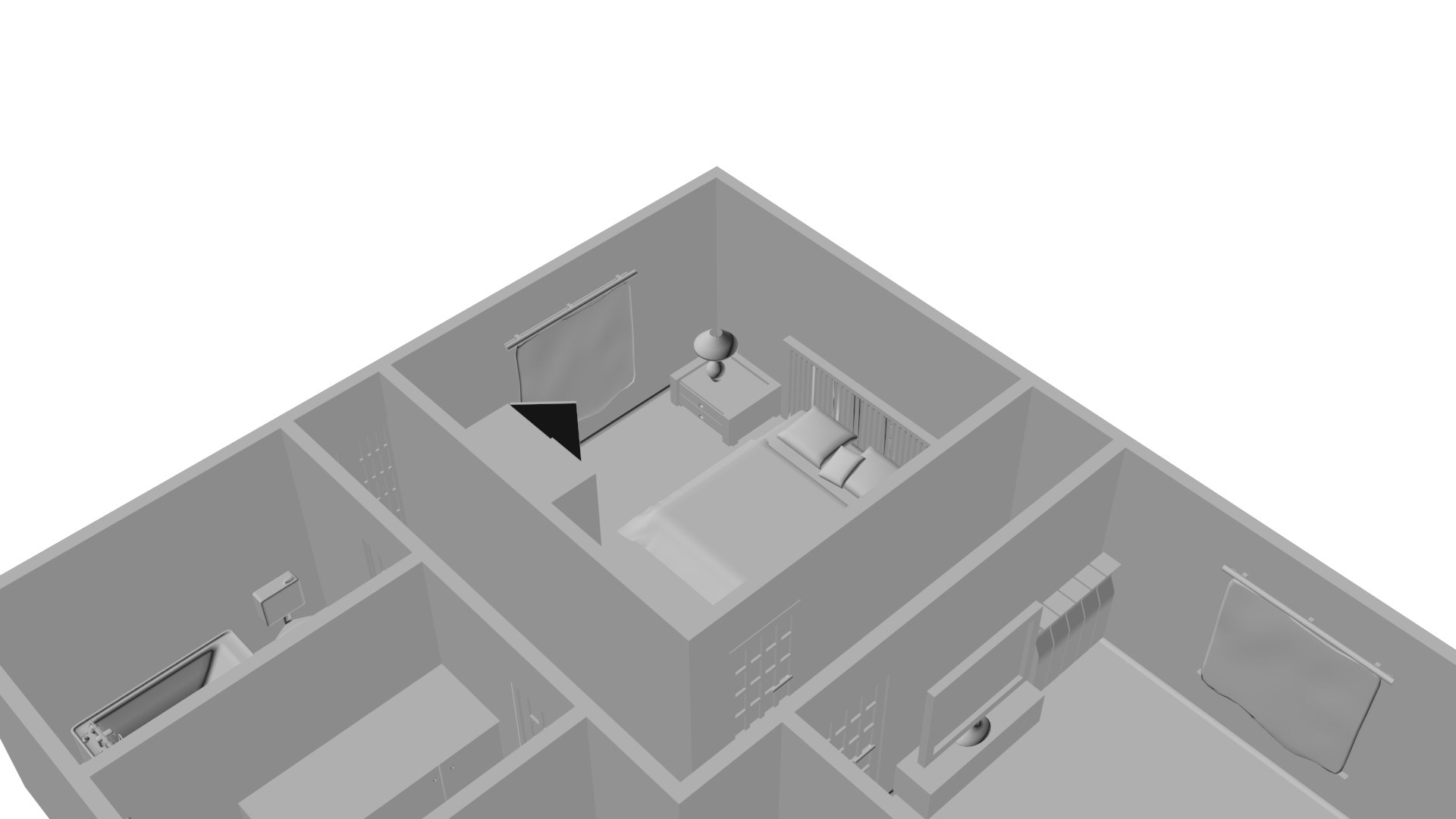 house rooms obj