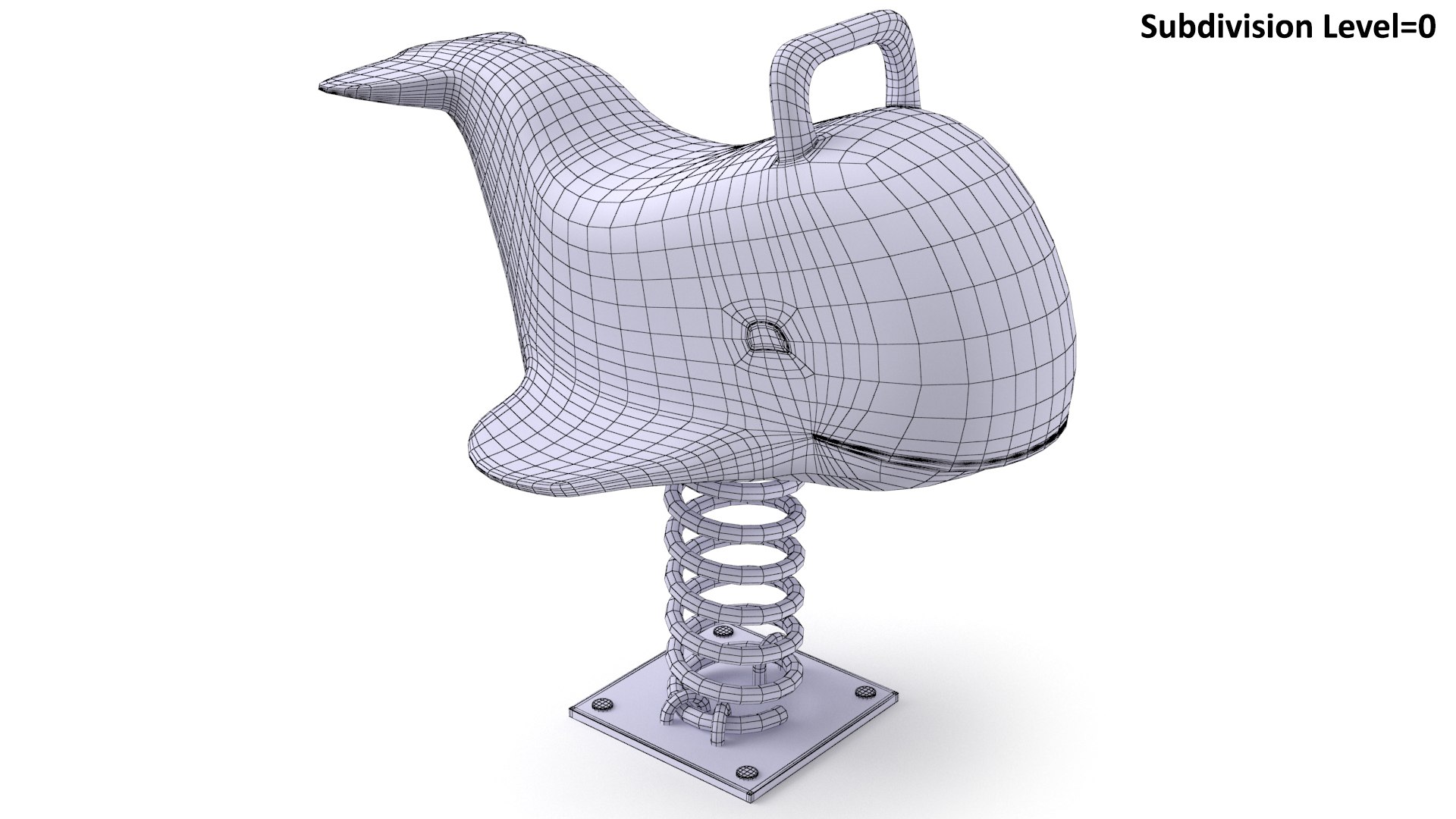3D Playground Spring Swing Collection model - TurboSquid 2146526
