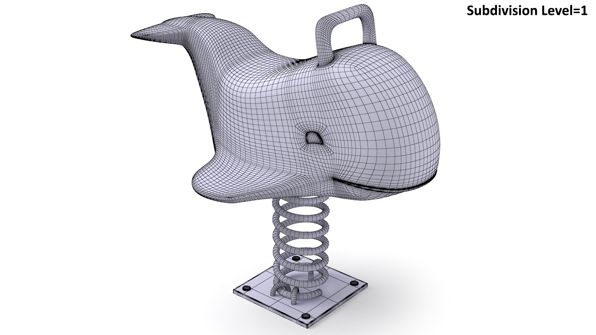 3D Playground Spring Swing Collection model - TurboSquid 2146526