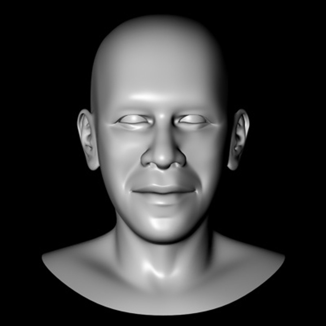 3d Democratic Barack Obama Head Model