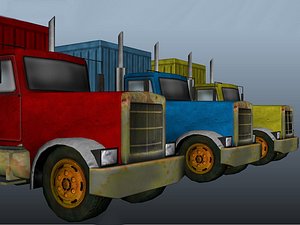 heavy truck obj