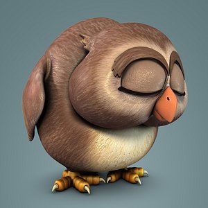 owl 3D model