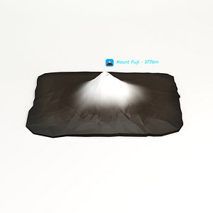 3ds terrain mount fuji