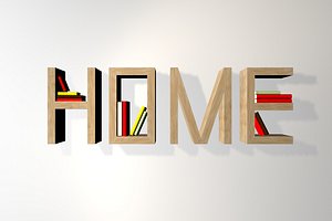 3d shelves home