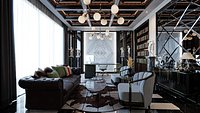 Luxury Office Blender Fbx Obj