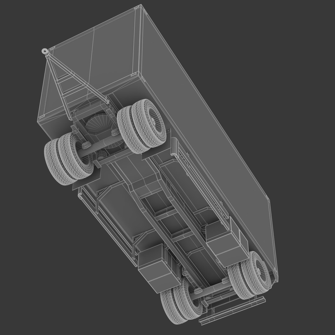 3D Box Trailer Truck - TurboSquid 1337545