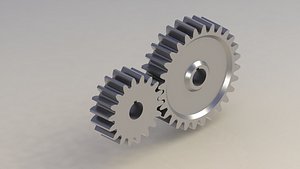 spur gear obj