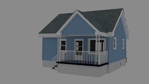 bungalow house 3D model