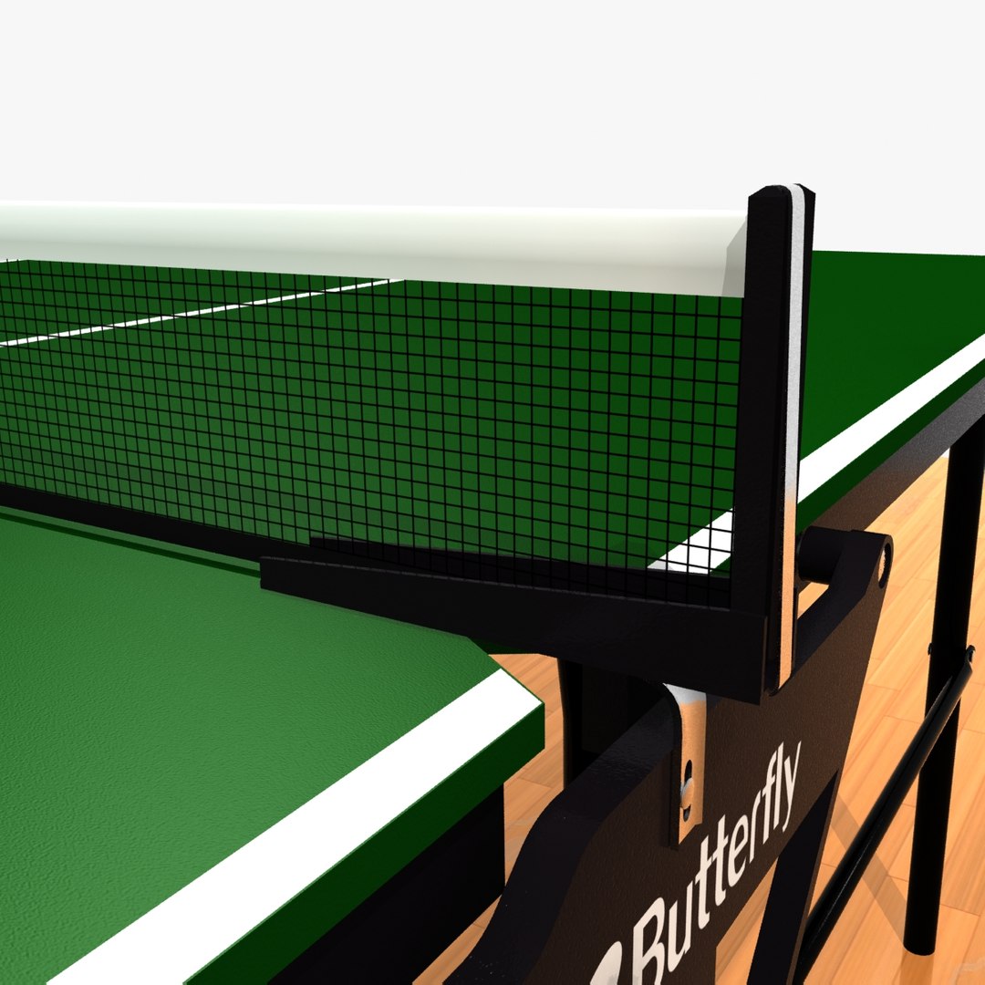 Folding Table Tennis Set 3d Model