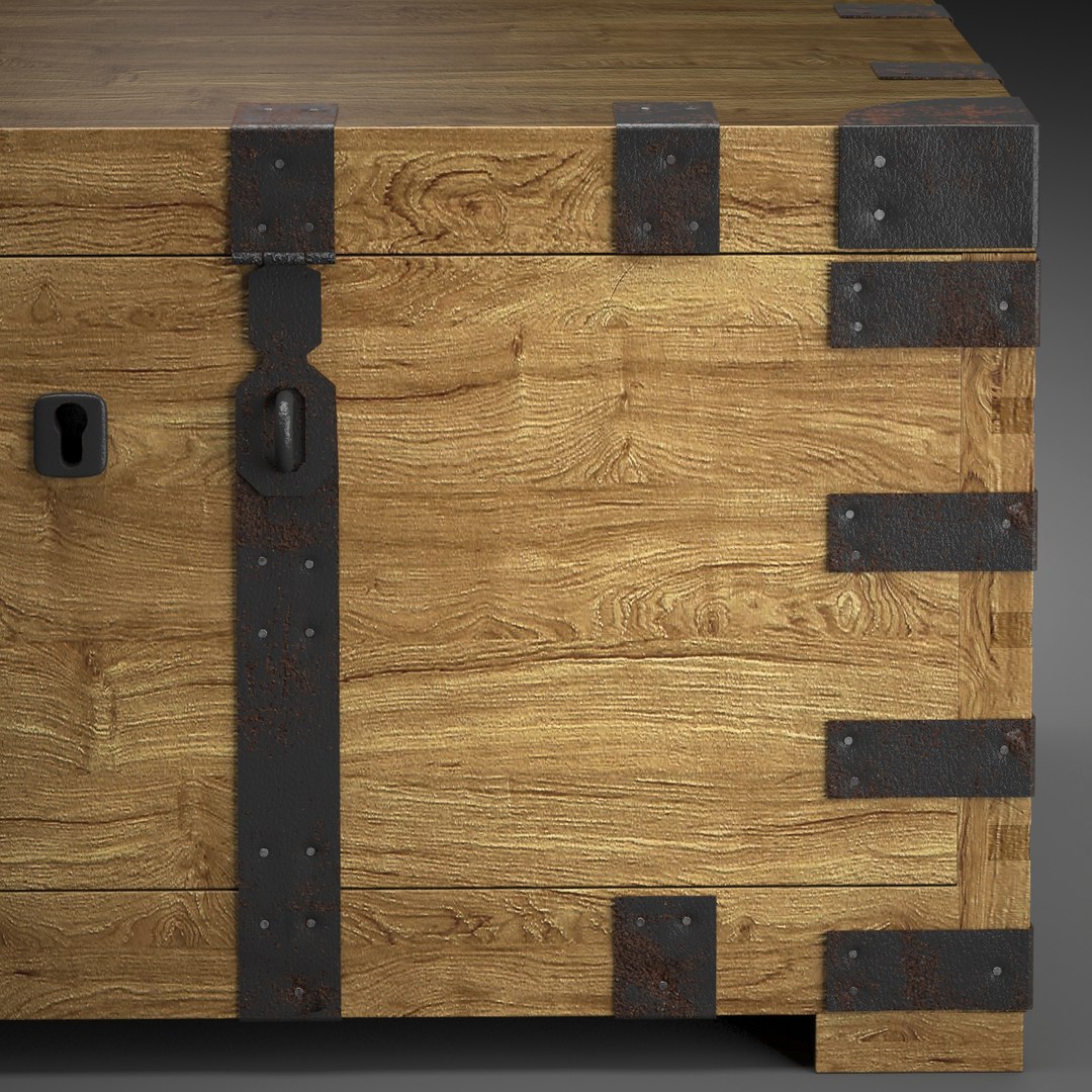 Chest-coffee Table 3d Model