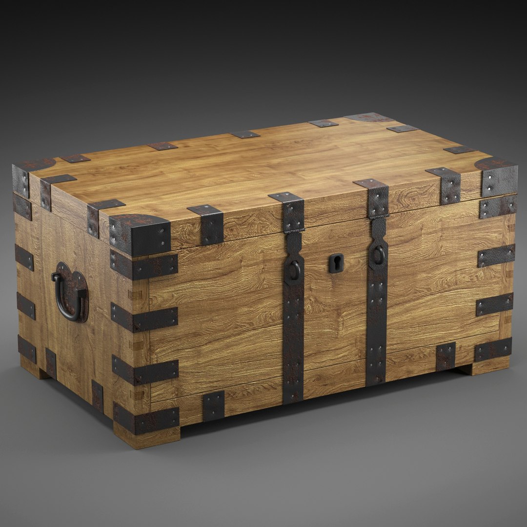 Chest-coffee Table 3d Model