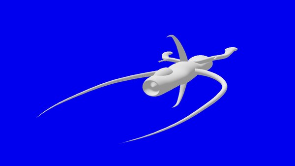 3d model star ship cutter spacecraft