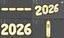 2026 Inflated Balloon Numbers 3D Model