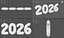 2026 Inflated Balloon Numbers 3D Model