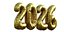 2026 Inflated Balloon Numbers 3D Model