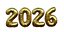 2026 Inflated Balloon Numbers 3D Model