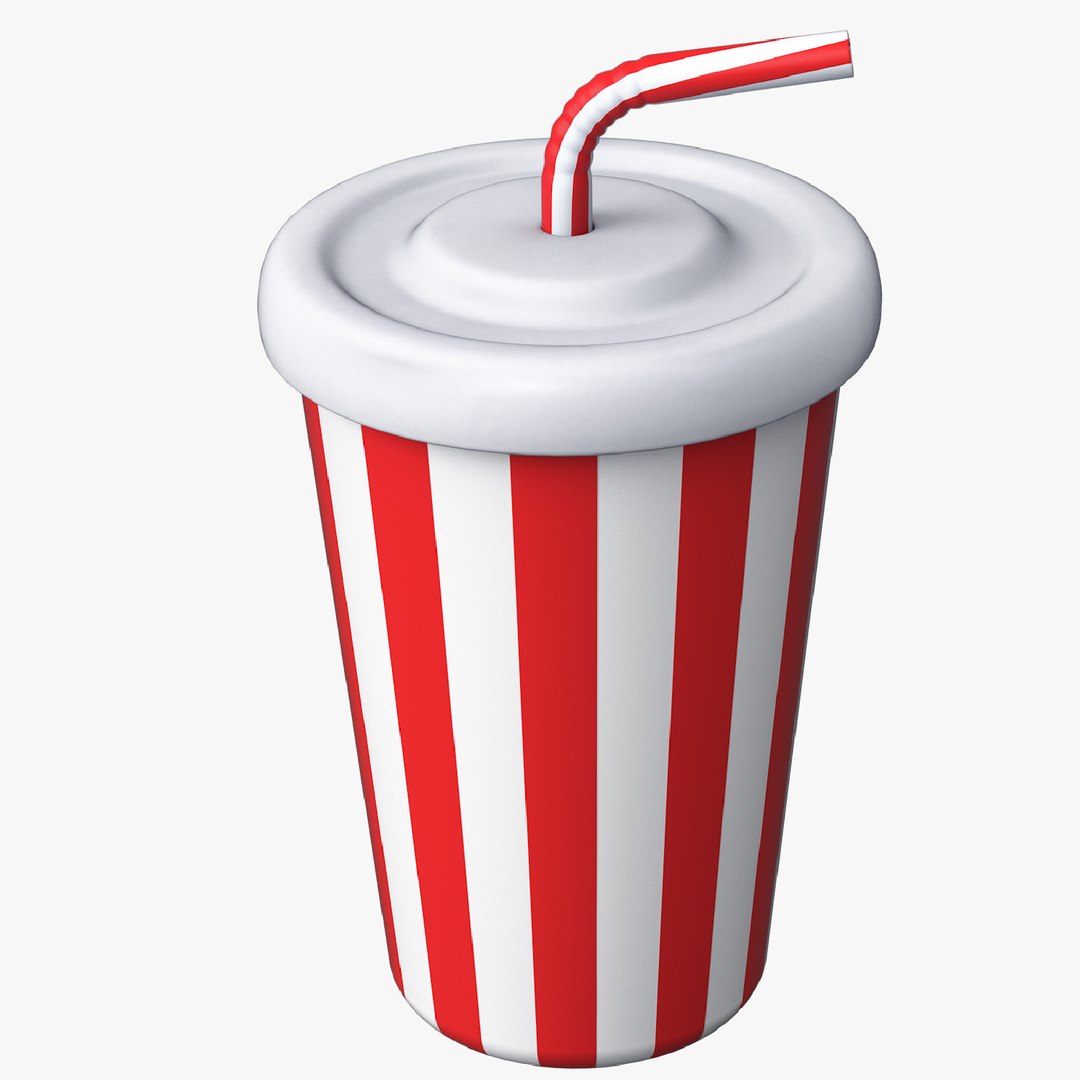 Cartoon Soda Cup 3D model - TurboSquid 2059992